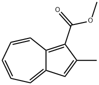 2-甲基薁-1-甲酸甲酯, 54654-48-7, 结构式
