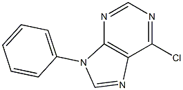 6-Chloro-9-phenyl-9H-purine Structure