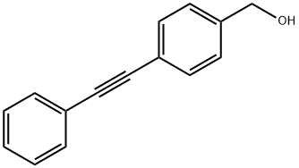 (4-Phenylethynylphenyl)Methanol Structure
