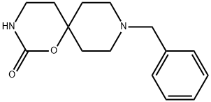 9-苄基-1-氧杂-3,9-二氮杂螺[5.5]十一烷-2-酮 结构式
