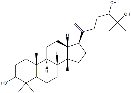 达玛树脂-20(21)-烯-3,24,25-三醇 结构式