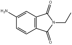 4-氨基-N-乙基邻苯二甲酰亚胺,55080-55-2,结构式