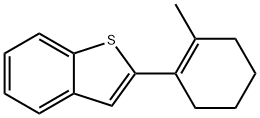 2-(2-甲基环己-1-烯-1-基)苯并[B]噻吩,55084-50-9,结构式