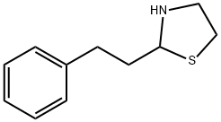 2-(2-苯基乙基)噻唑烷 结构式