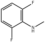 2,6-二氟-N-甲基苯胺 结构式