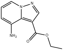 Ethyl 4-aMinopyrazolo[1,5-a]pyridine-3-carboxylate 化学構造式