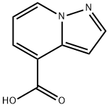 ピラゾロ[1,5-A]ピリジン-4-カルボン酸 化学構造式