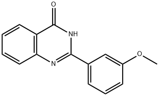 4(3H)-Quinazolinone, 2-(3-Methoxyphenyl)- 化学構造式