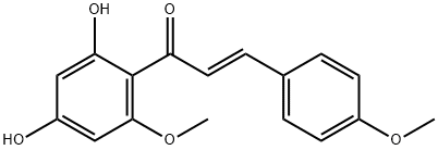 2',4'-Dihydroxy-4,6'-dimethoxychalcone Structure