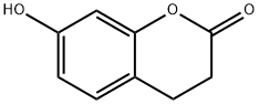 7-羟基苯并二氢吡喃-2-酮 结构式