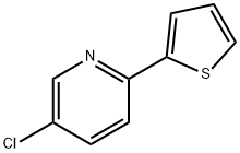5-chloro-2-(thiophen-2-yl)pyridine 结构式
