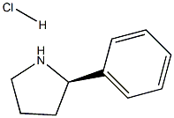 (R)-2-phenylpyrrolidine hydrochloride Struktur