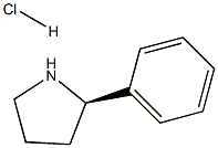 (R)-2-苯基吡咯烷盐酸盐,56523-48-9,结构式