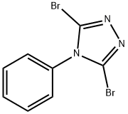 3,5-Dibromo-4-phenyl-4H-1,2,4-triazole Structure