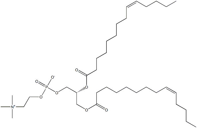 1,2-DIMYRISTOLEOYL-SN-GLYCERO-3-PHOSPHOCHOLINE;14:1 (Δ9-CIS) PC,56750-90-4,结构式