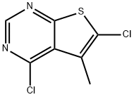 4,6-Dichloro-5-Methylthieno[2,3-d]pyriMidine Structure