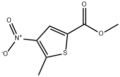 Methyl 5-Methyl-4-nitrothiophene-2-carboxylate Struktur