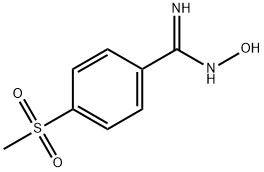 N-Hydroxy-4-Methanesulfonylbenzene-1-carboxiMidaMide, 56935-74-1, 结构式