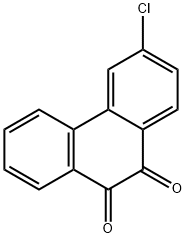 2-chlorophenanthrene-9,10-dione Structure