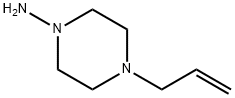 4-烯丙基哌嗪-1-胺,57013-86-2,结构式