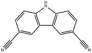 3,6-二氰基-9H-咔唑,57103-03-4,结构式