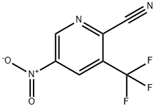 5-Nitro-3-trifluoroMethylpyridine-2-carbonitrile Struktur