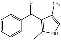 4-AMino-3-benzoyl-2-Methylpyrrole 化学構造式