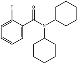 N,N-Dicyclohexyl-2-fluorobenzaMide, 97% Structure