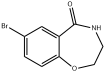 7-BroMo-2,3-dihydro-1,4-benzoxazepin-5(4H)-one Struktur
