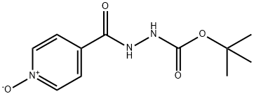 4-(2-(叔丁氧羰基)甲酰肼基)吡啶-N-氧化物 577778-86-0,托匹司他中间体2,577778-86-0,结构式