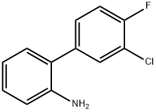 3'-Chloro-4'-fluoro-2-biphenylaMine Structure