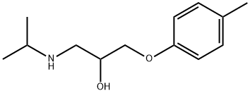 1-异丙基氨基-3-(对甲苯氧基)-2-丙醇 结构式