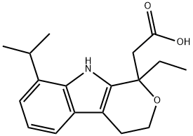 1-异丙基依托度酸, 57917-63-2, 结构式