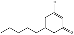 3 - Hydroxy - 5 - n - pentyl - 2 - cyclohexen - 1 - on 化学構造式