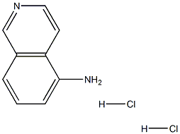 5-氨基异喹啉盐酸盐 结构式