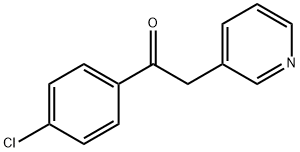 1-(4-Chlorophenyl)-2-(3-pyridinyl)-ethanone Struktur