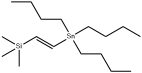 Tributyl[(1E)-2-(trimethylsilyl)ethenyl]stannane 化学構造式
