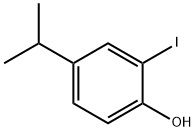 4-isopropyl-2-iodophenol Struktur