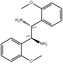 1,2-双(2-甲氧基苯基)乙二胺, 58520-46-0, 结构式