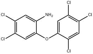 4,5-二氯-2-(2,4,5-三氯苯氧基)苯胺,58802-25-8,结构式