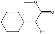 a-BroMo-cyclohexaneacetic acid Methyl ester Struktur