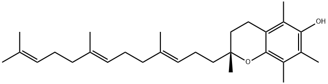D-α-生育三烯酚, 58864-81-6, 结构式