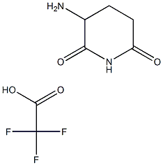 3-AMino-2,6-piperidinedione 2,2,2-Trifluoroacetate Struktur