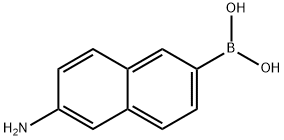 (6-aMinonaphthalen-2-yl)boronic acid Structure