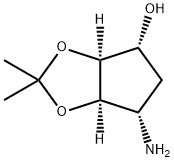 592533-90-9 (3AS,4R,6S,6AR)-6-氨基四氢-2,2-二甲基-4H-环戊烯并-1,3-二氧杂环戊烷-4-醇
