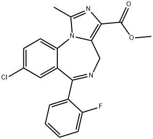 8-Chloro-6-(2-fluorophenyl)-1-Methyl-4H-iMidazo[1,5-a][1,4]benzodiazepine-3-carboxylic Acid Methyl Ester