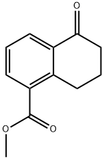 5-氧代-5,6,7,8-四氢萘-1-羧酸甲酯,59599-49-4,结构式