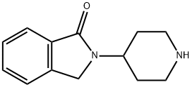 2-(ピペリジン-4-イル)イソインドリン-1-オン 化学構造式