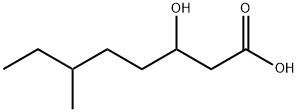 3-羟基-6-甲基辛酸 结构式