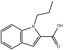 1-丙基-1H-吲哚-2-羧酸,59908-66-6,结构式